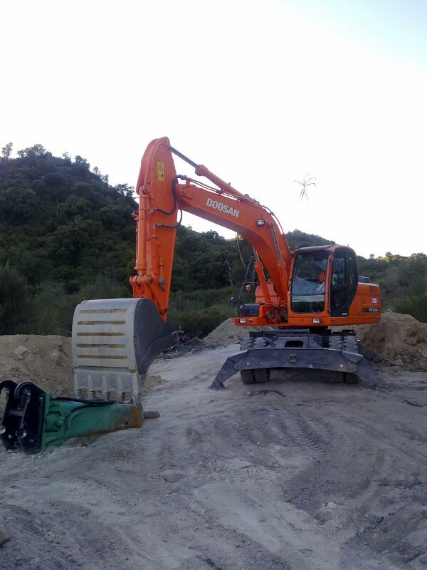 Retroexcavadora de ruedas